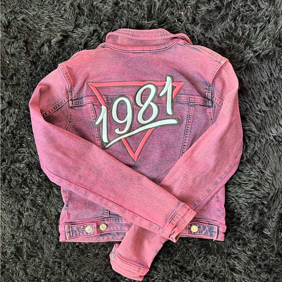 GUESS pink jean jacket - Picture 3 of 5